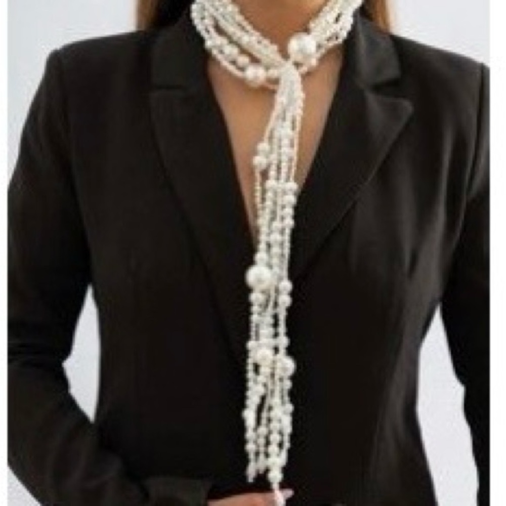 Gold and White Mixed-Metal Fashion Necklace Bundle - Picture 8 of 9